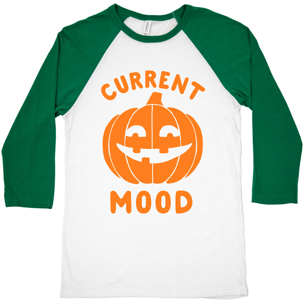 Current Mood: Halloween Baseball Tee