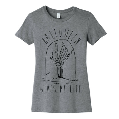 Halloween Gives Me Life Women's Cotton Tee