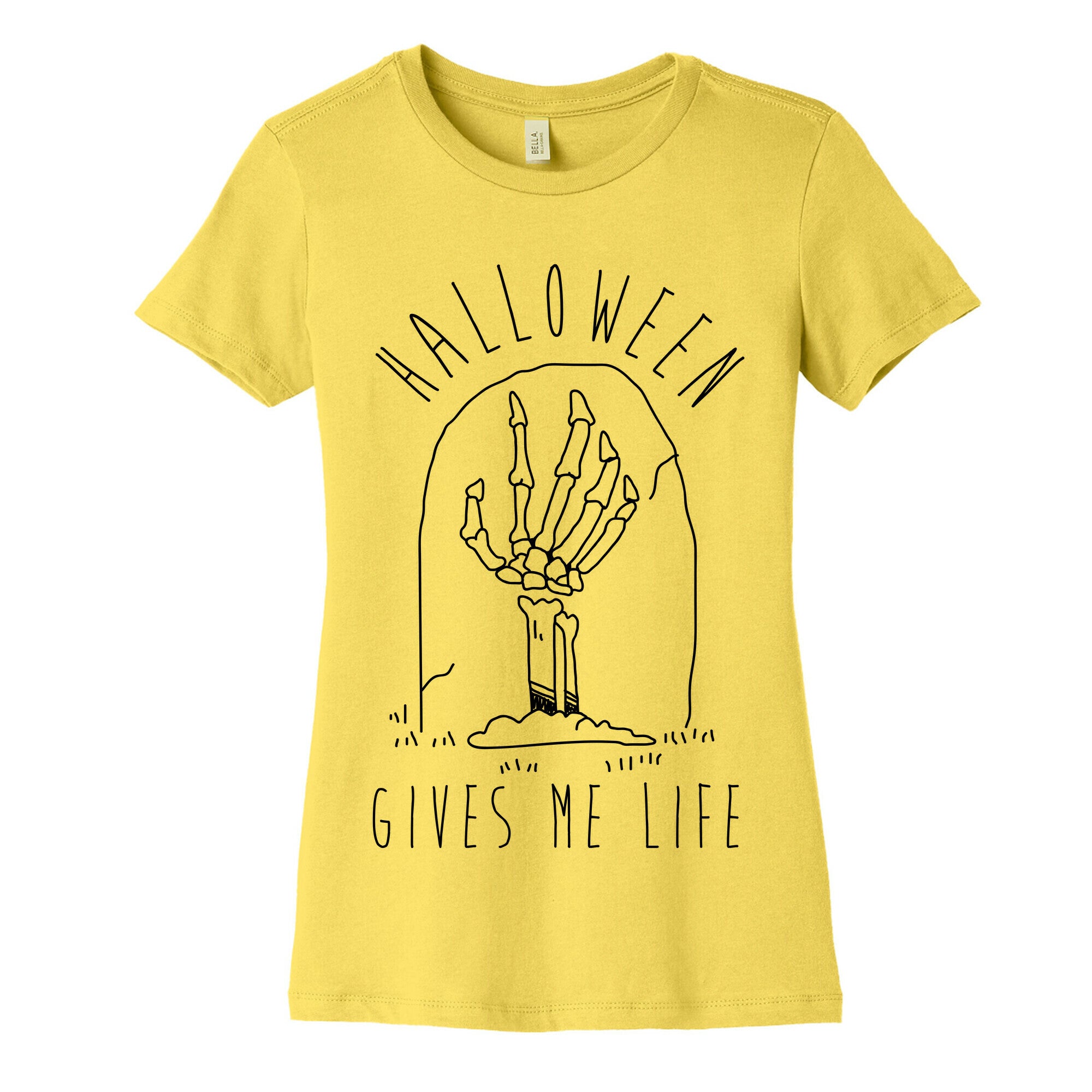 Halloween Gives Me Life Women's Cotton Tee