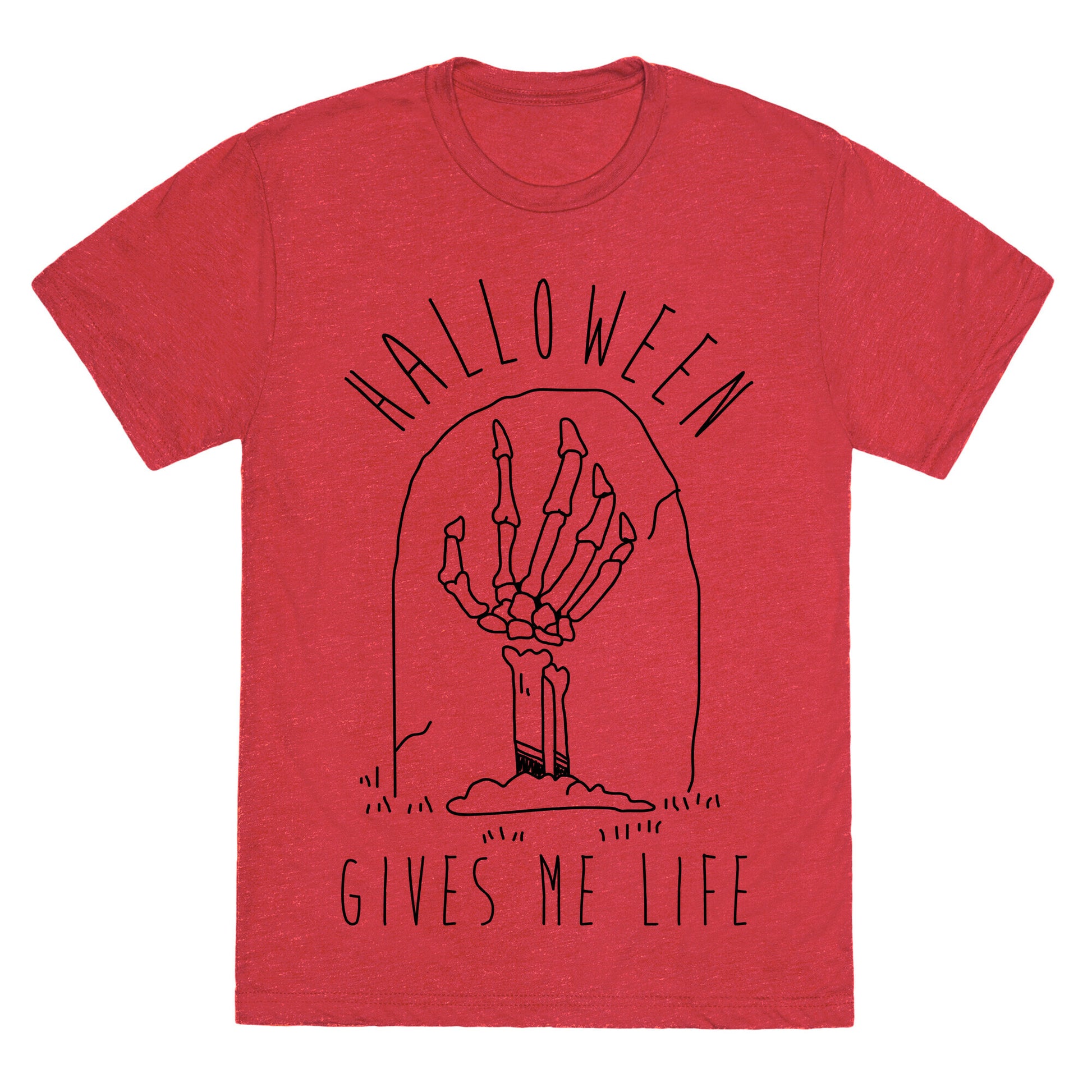 Halloween Gives Me Life Unisex Triblend Tee