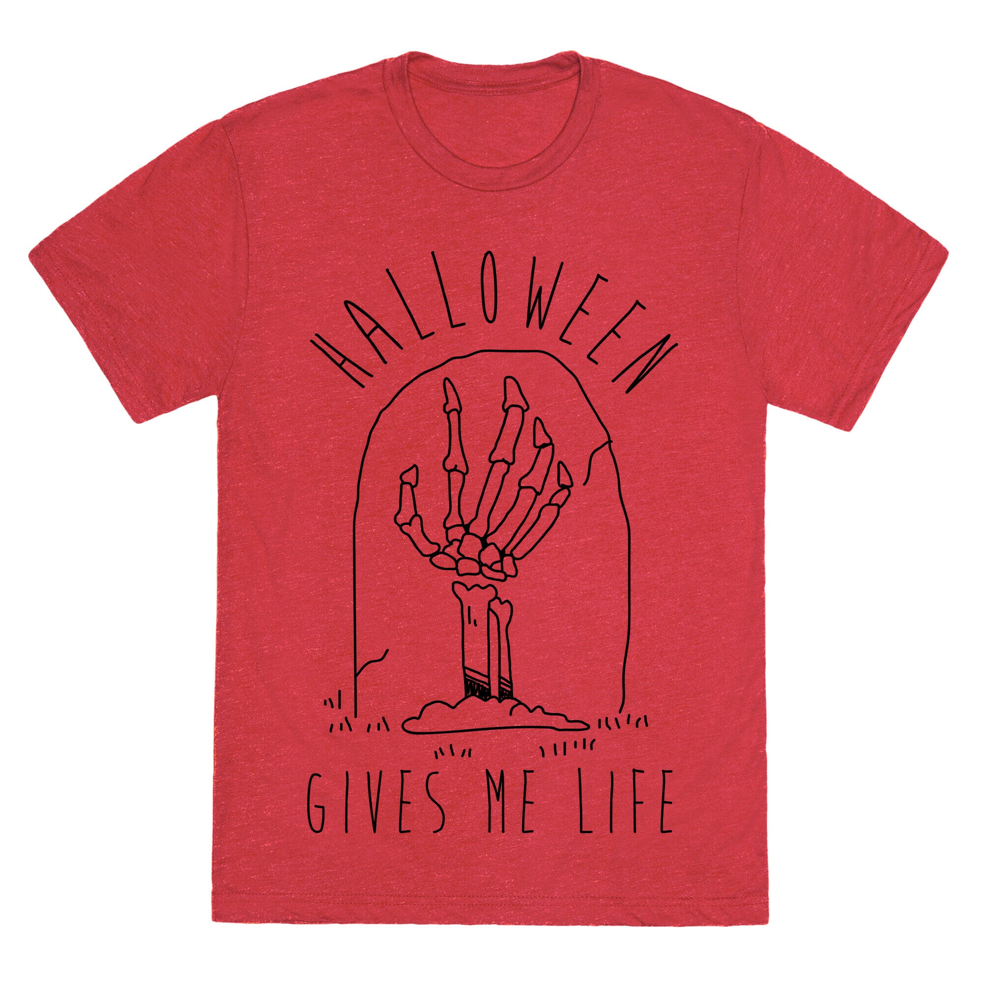 Halloween Gives Me Life Unisex Triblend Tee