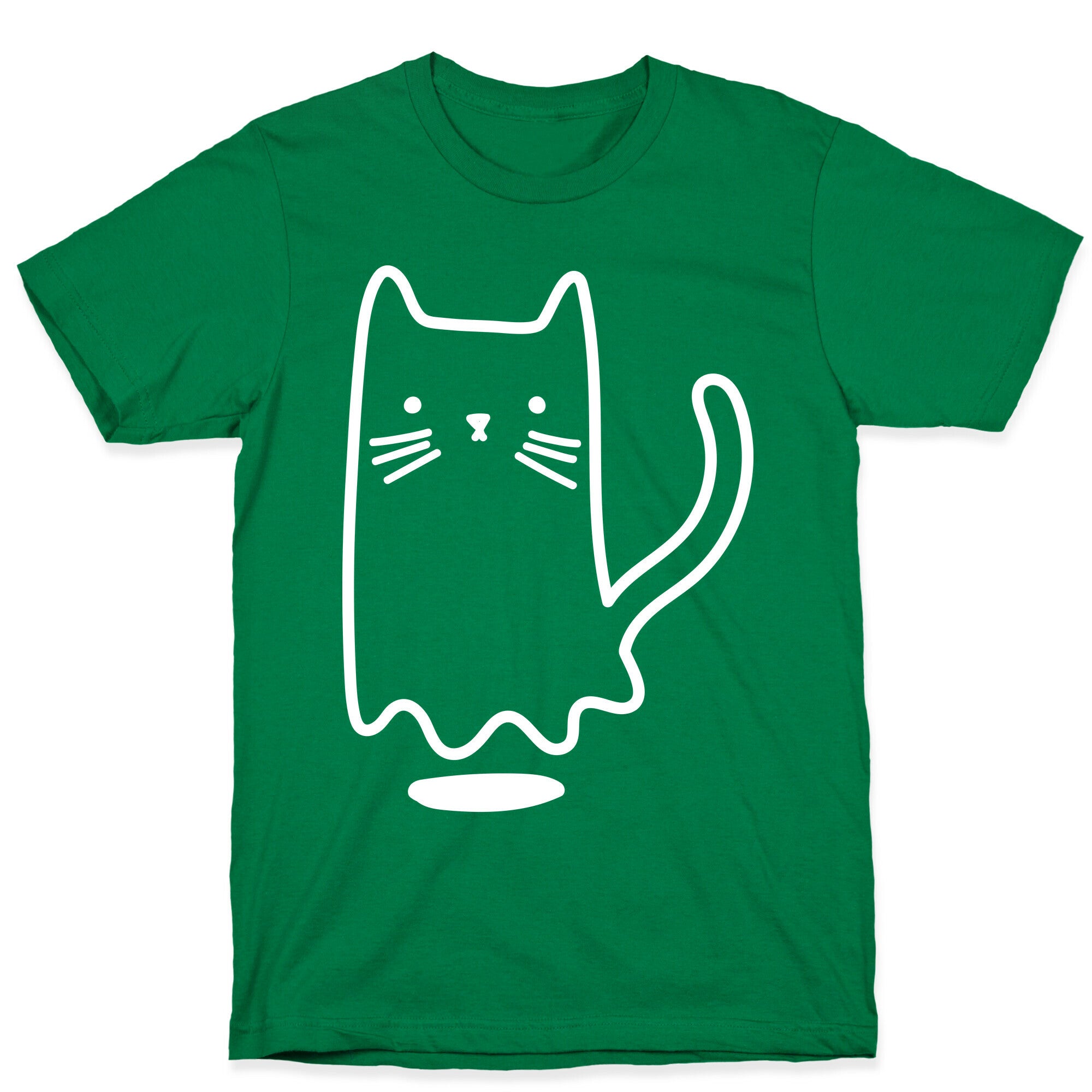 Ghost Cat (White) T-Shirt
