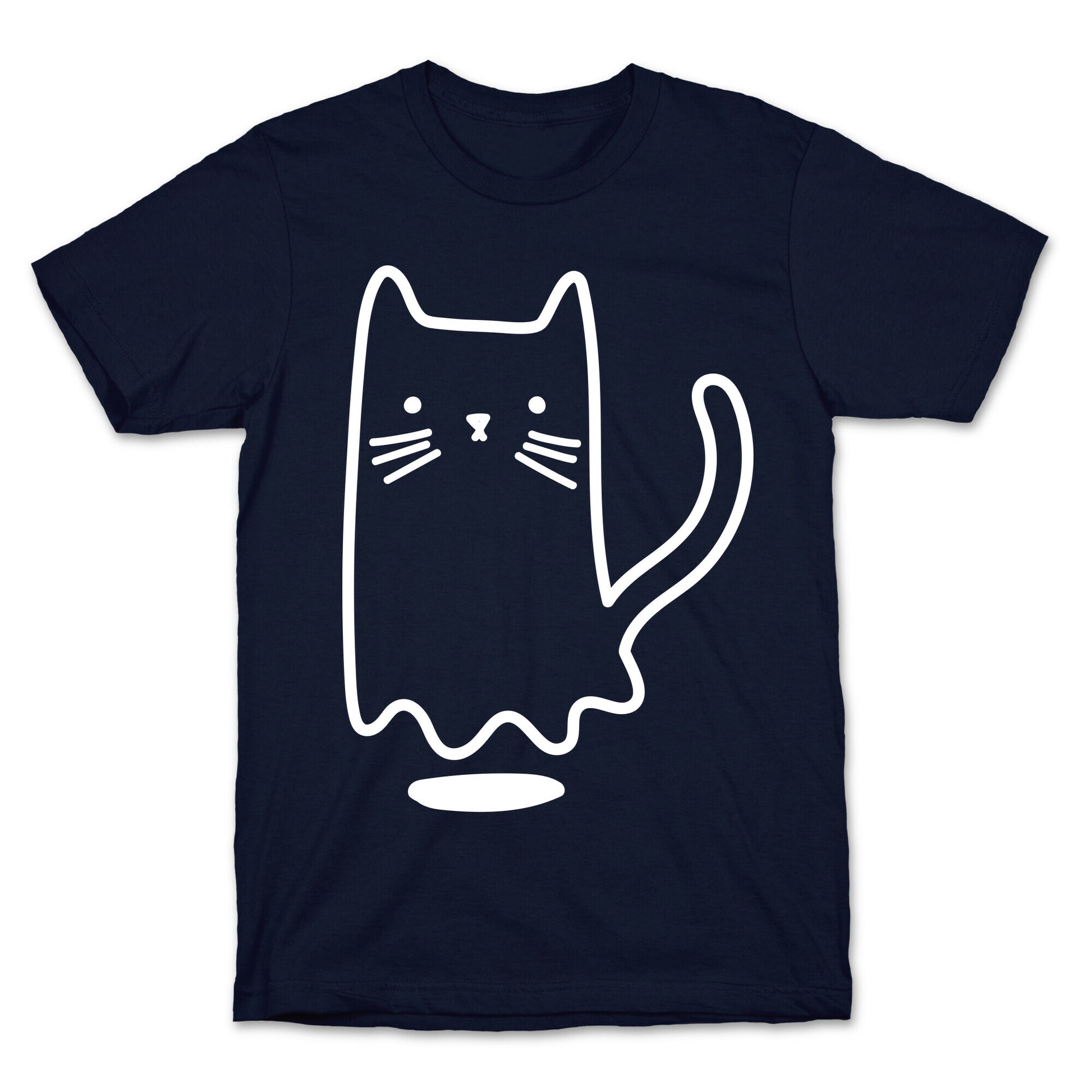 Ghost Cat (White) T-Shirt
