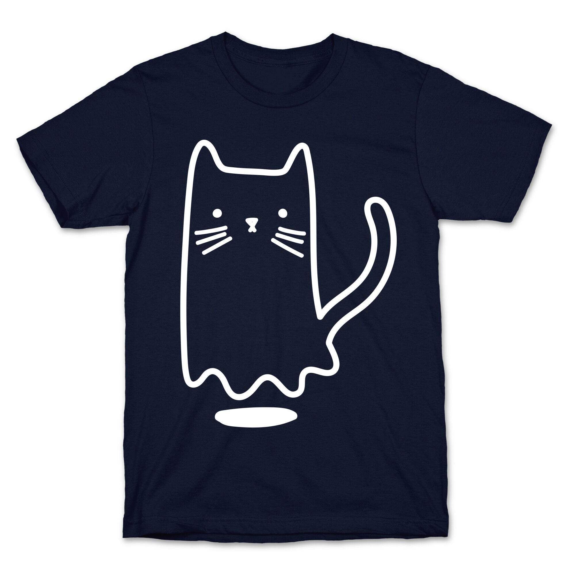 Ghost Cat (White) T-Shirt