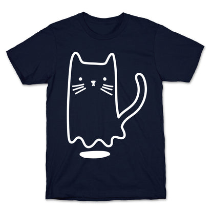 Ghost Cat (White) T-Shirt