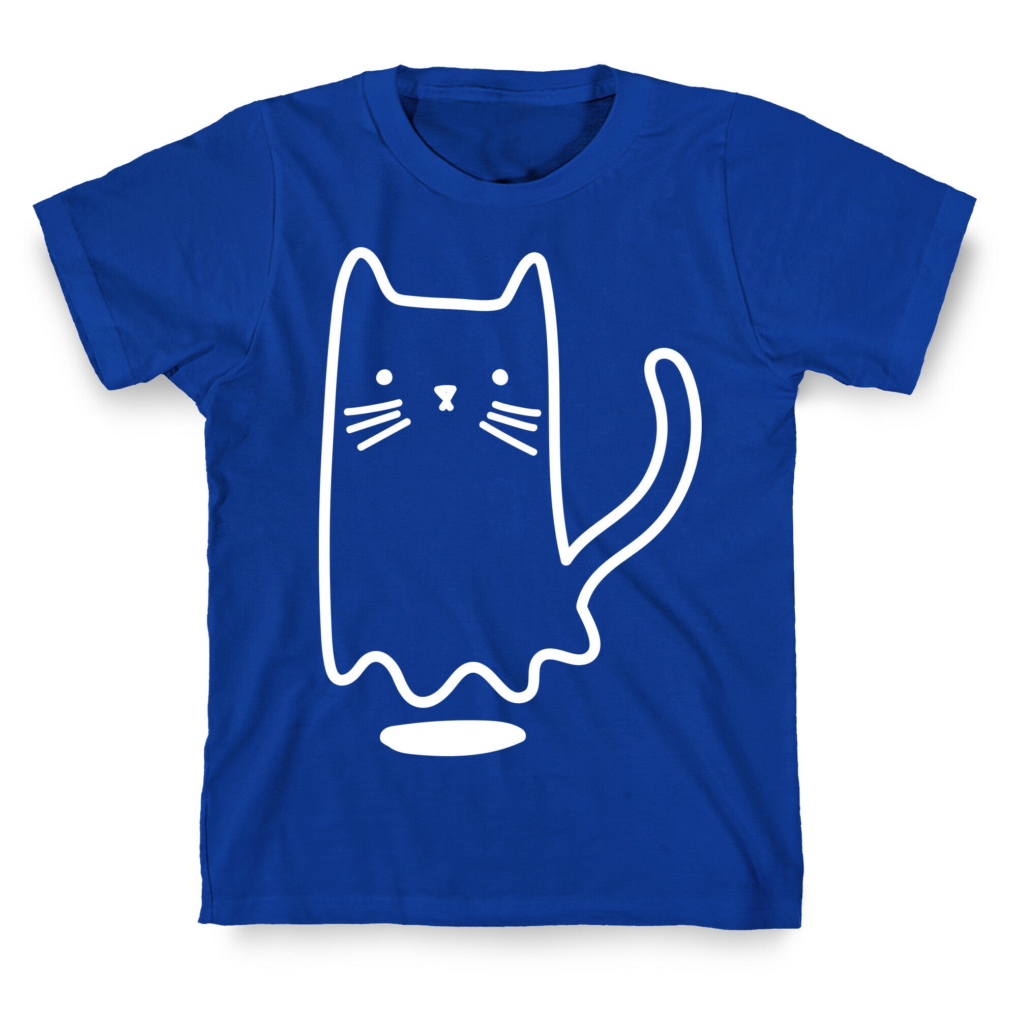 Ghost Cat (White) T-Shirt