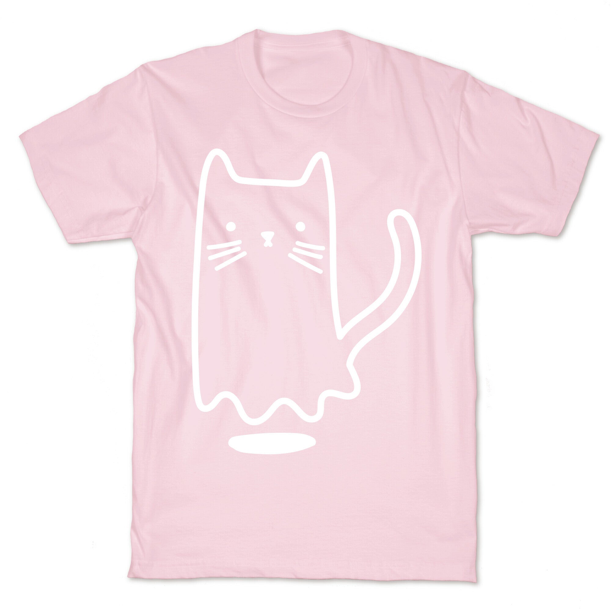 Ghost Cat (White) T-Shirt