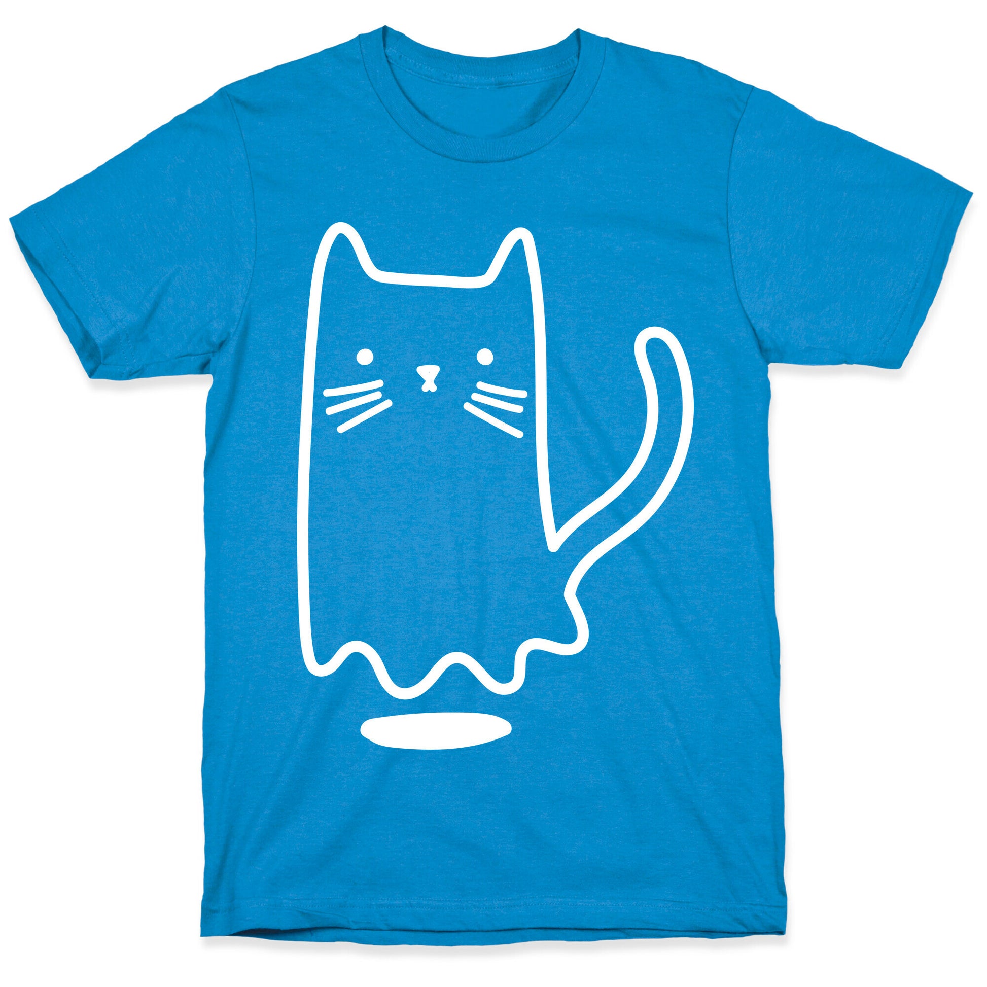 Ghost Cat (White) T-Shirt
