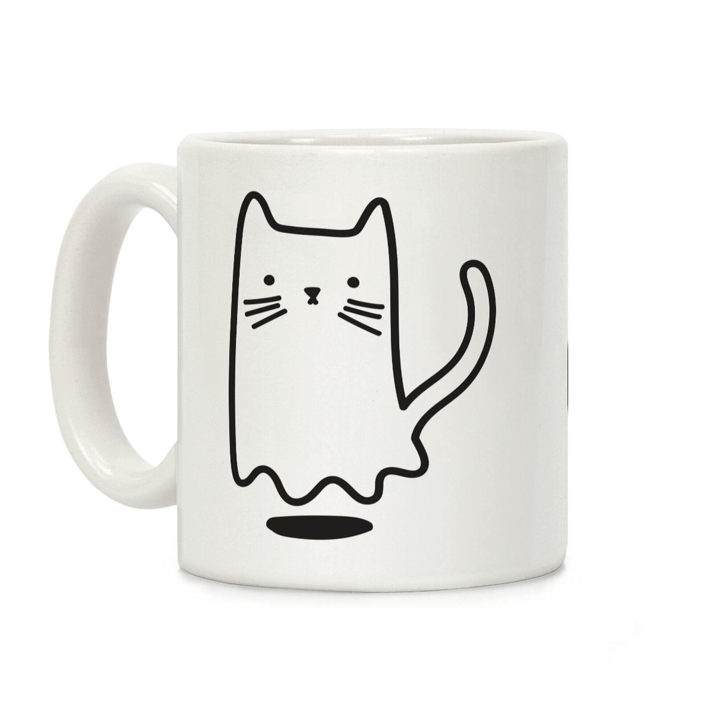 Ghost Cat Coffee Mug