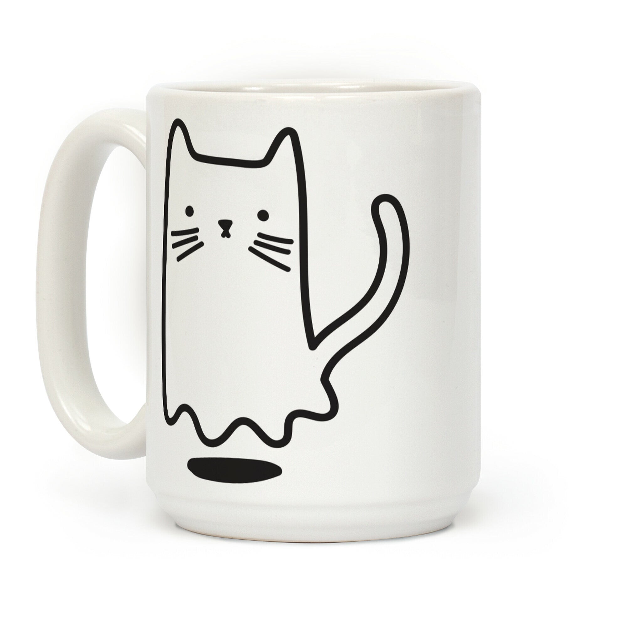 Ghost Cat Coffee Mug