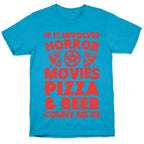 If It Involves Horror Movies, Pizza and Beer Count Me In Unisex Triblend Tee