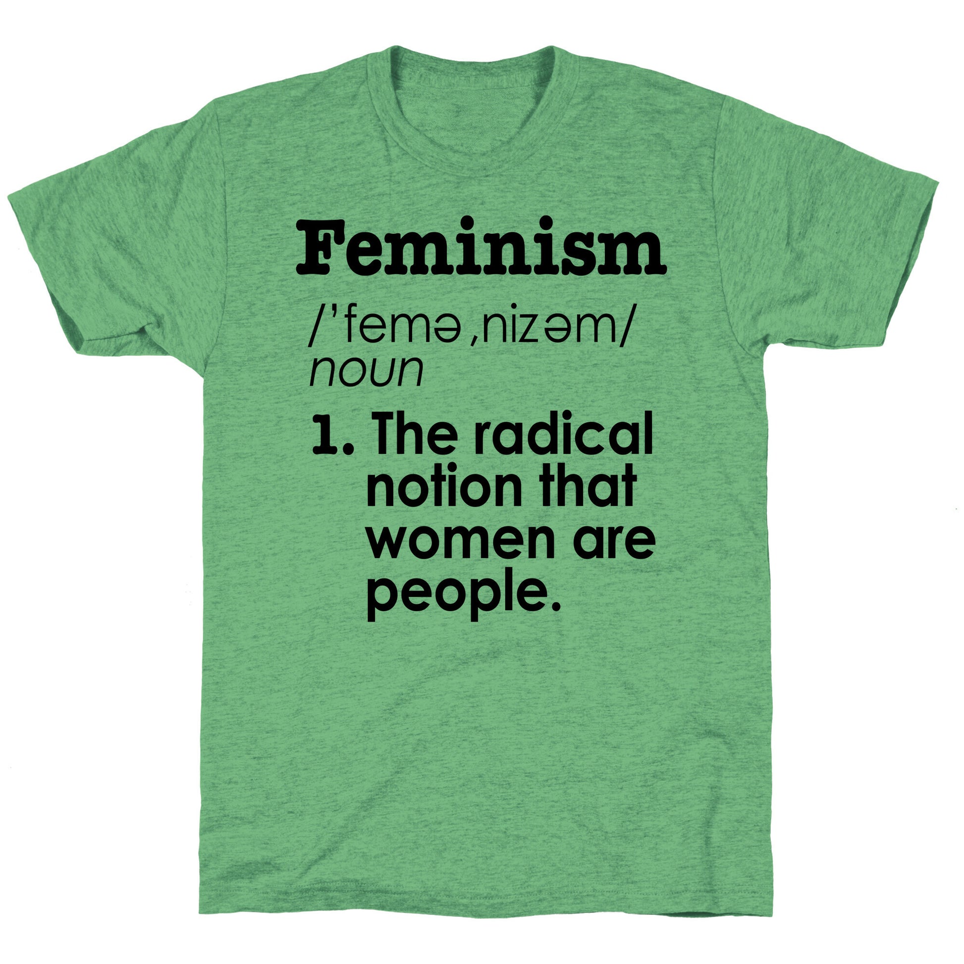 Feminism Definition Unisex Triblend Tee