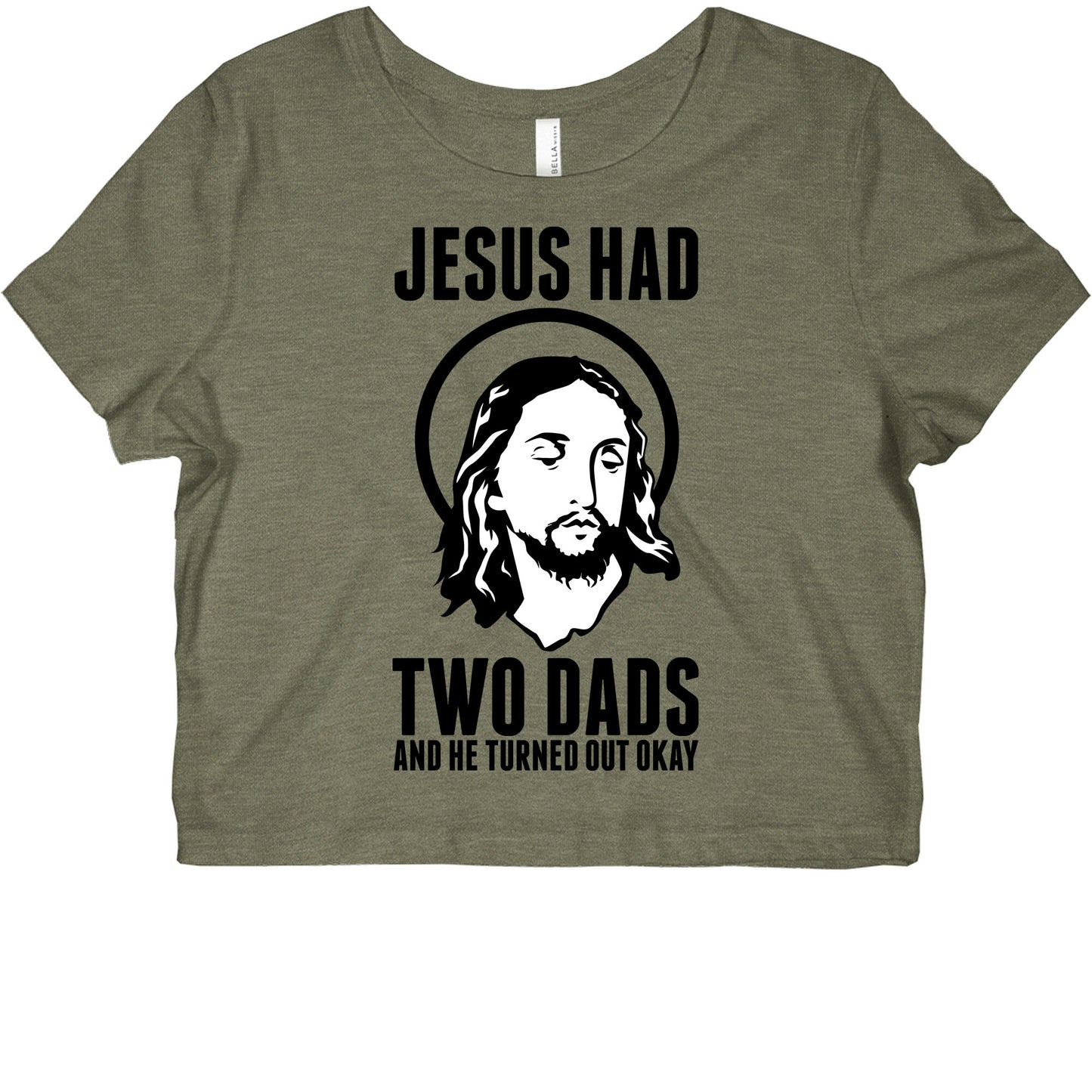 Jesus Had Two Dads Graphic Baby Tee