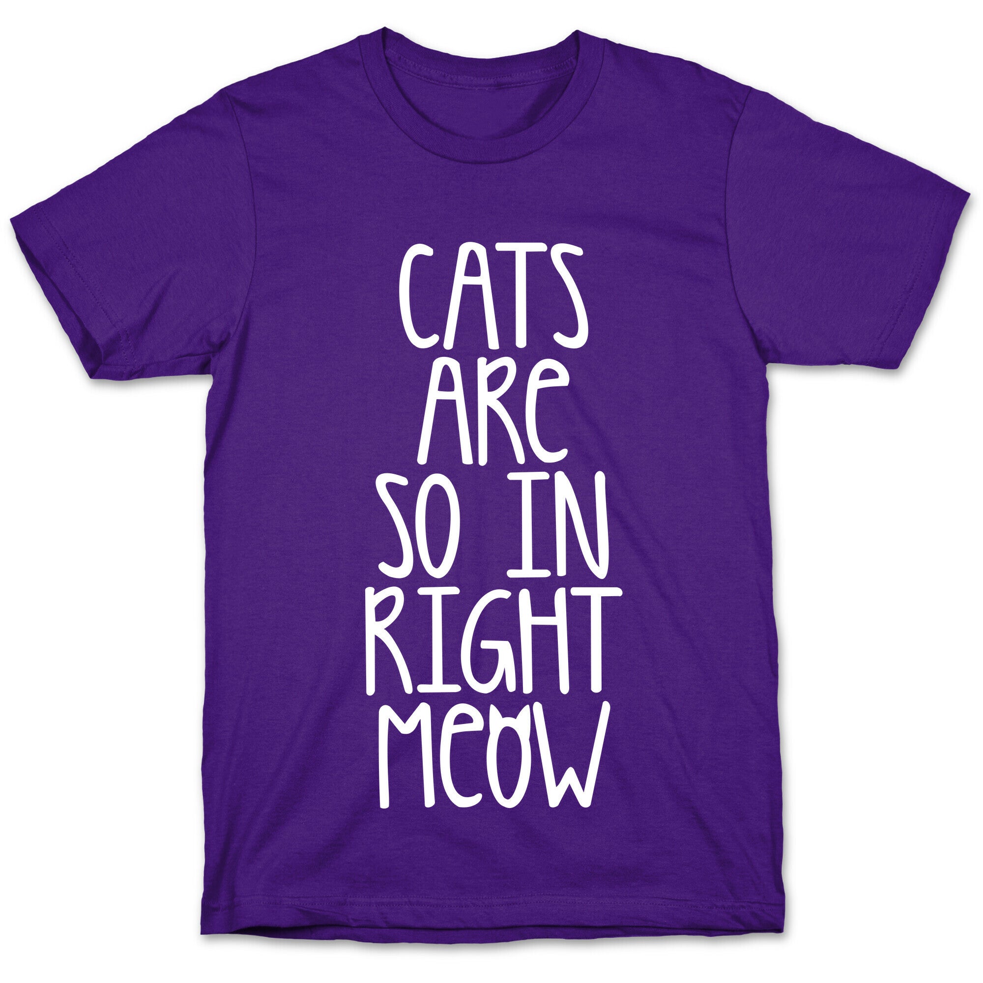 Cats Are So In Right Meow T-Shirt