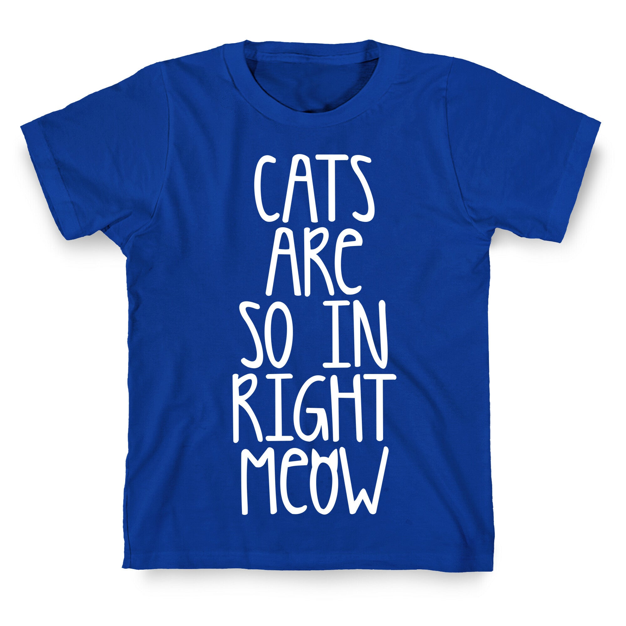 Cats Are So In Right Meow T-Shirt
