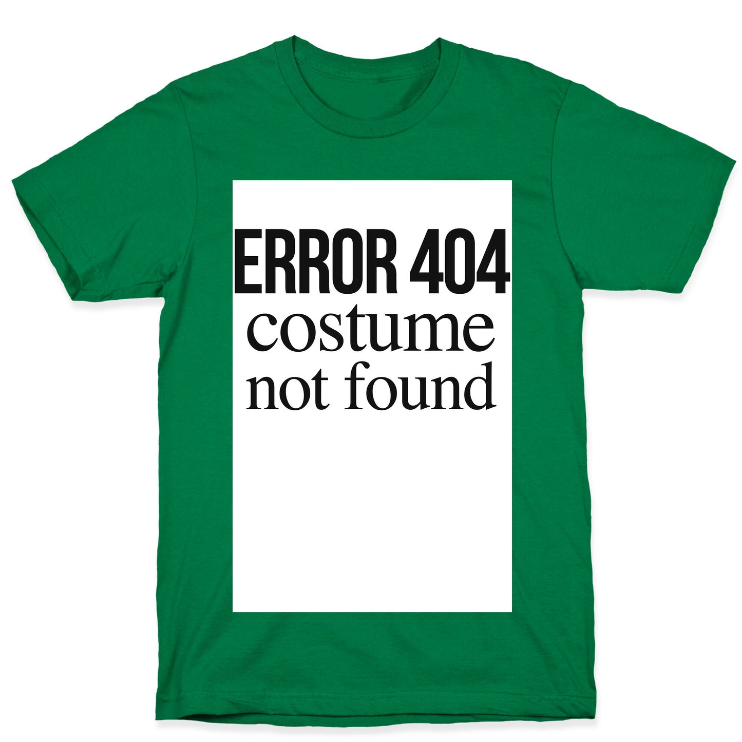 Error 404 Costume T-Shirt