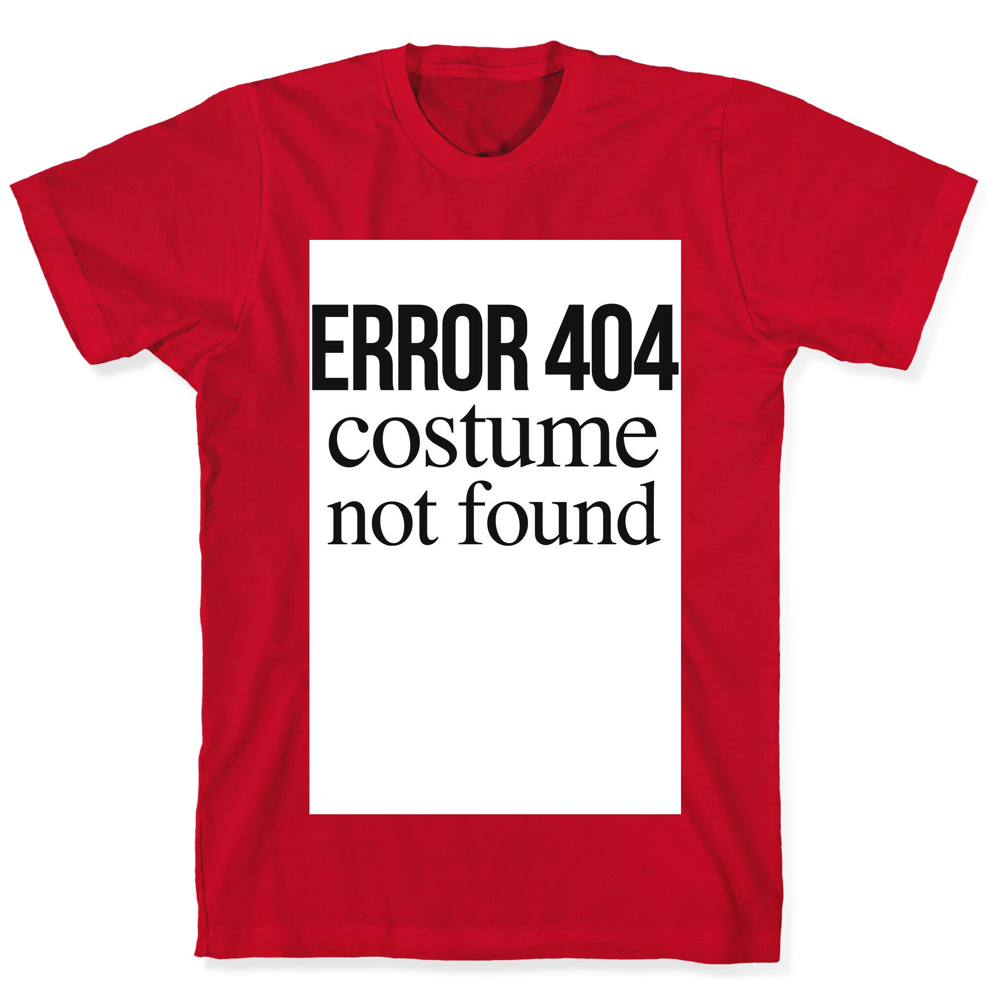 Error 404 Costume T-Shirt