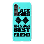 Black Diamonds Are A Girl's Best Friend Phone Case