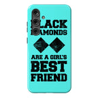 Black Diamonds Are A Girl's Best Friend Phone Case