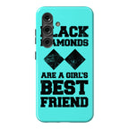 Black Diamonds Are A Girl's Best Friend Phone Case