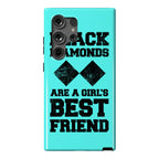 Black Diamonds Are A Girl's Best Friend Phone Case