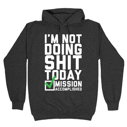 I'm Not Doing Shit Today Hoodie