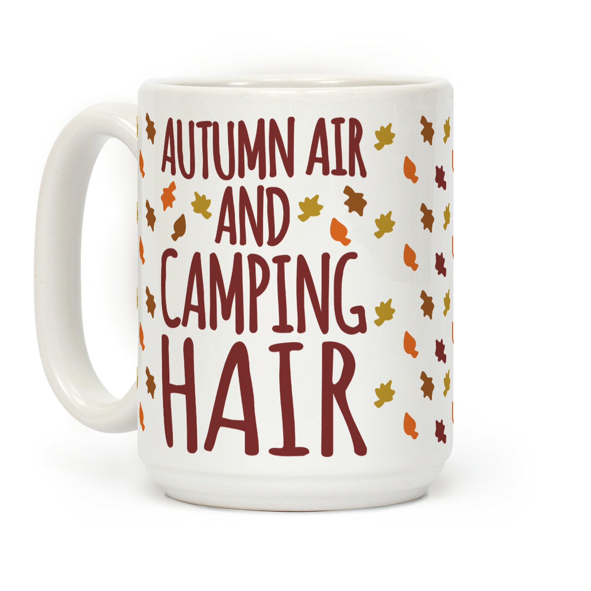 Autumn Air and Camping Hair Coffee Mug