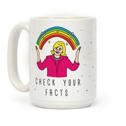 Check Your Facts Hillary Clinton Coffee Mug