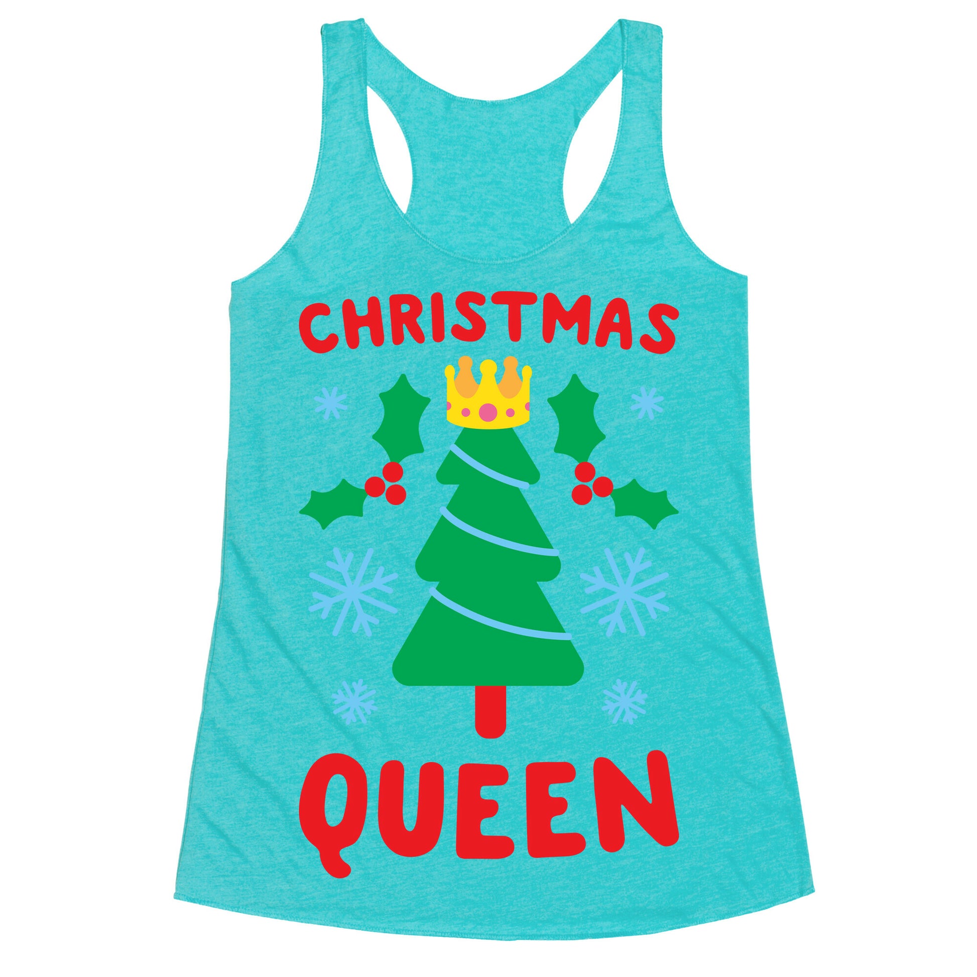Christmas Queen Racerback Tank
