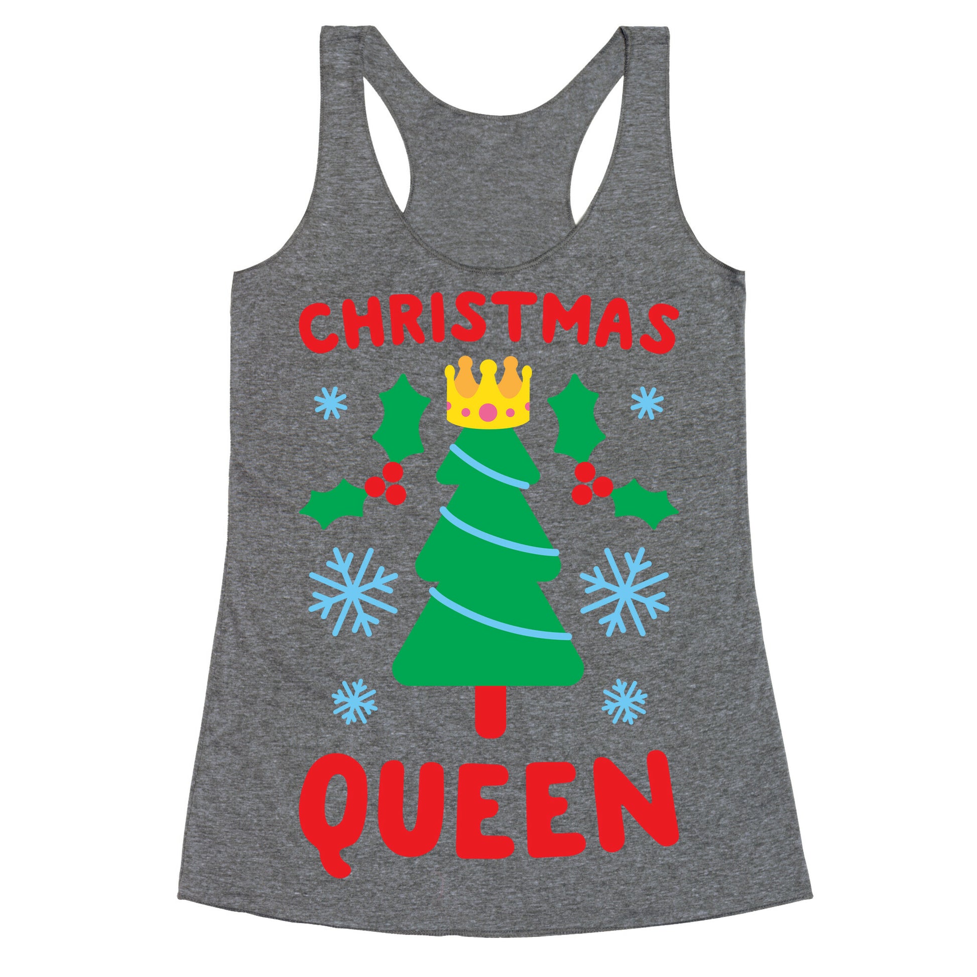 Christmas Queen Racerback Tank