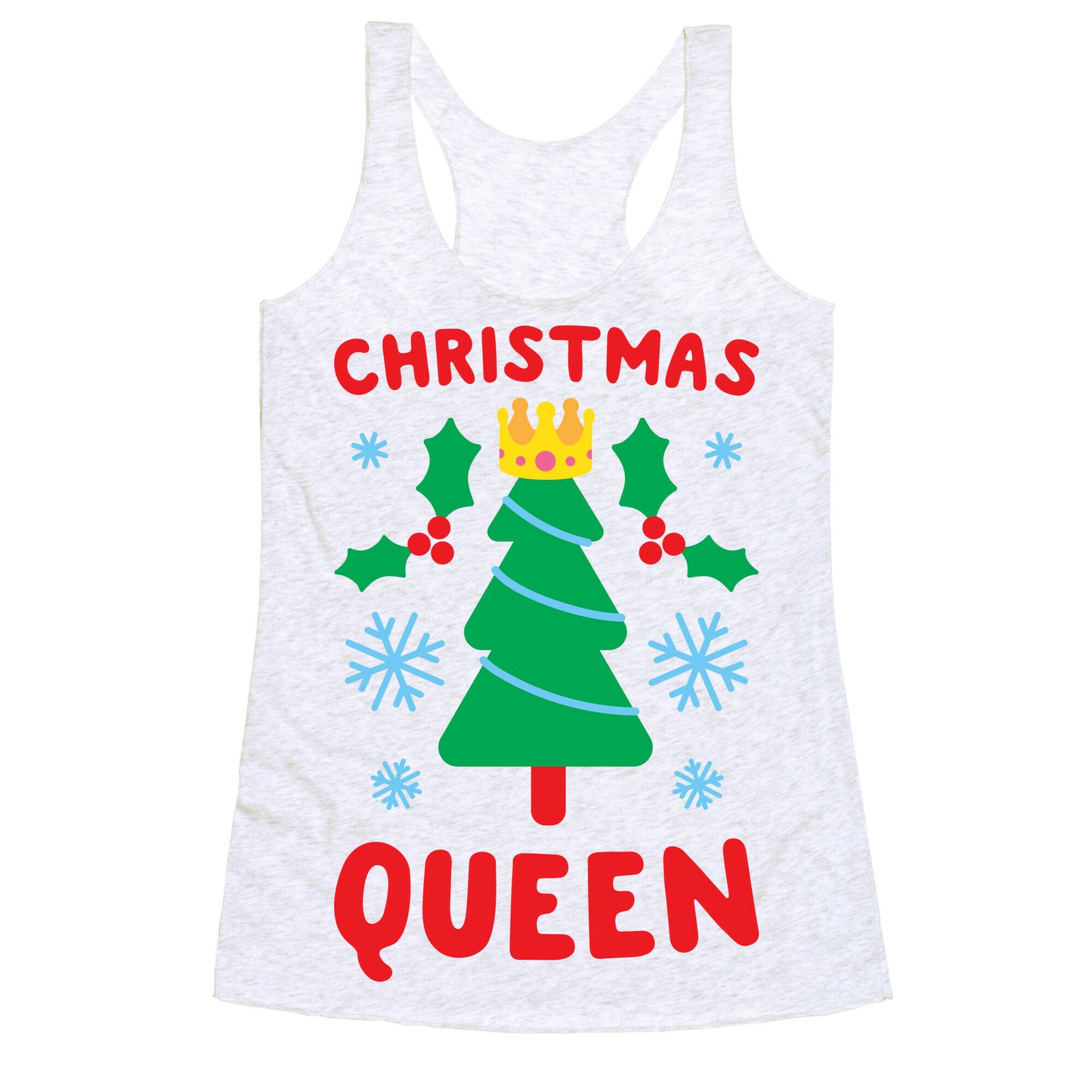 Christmas Queen Racerback Tank