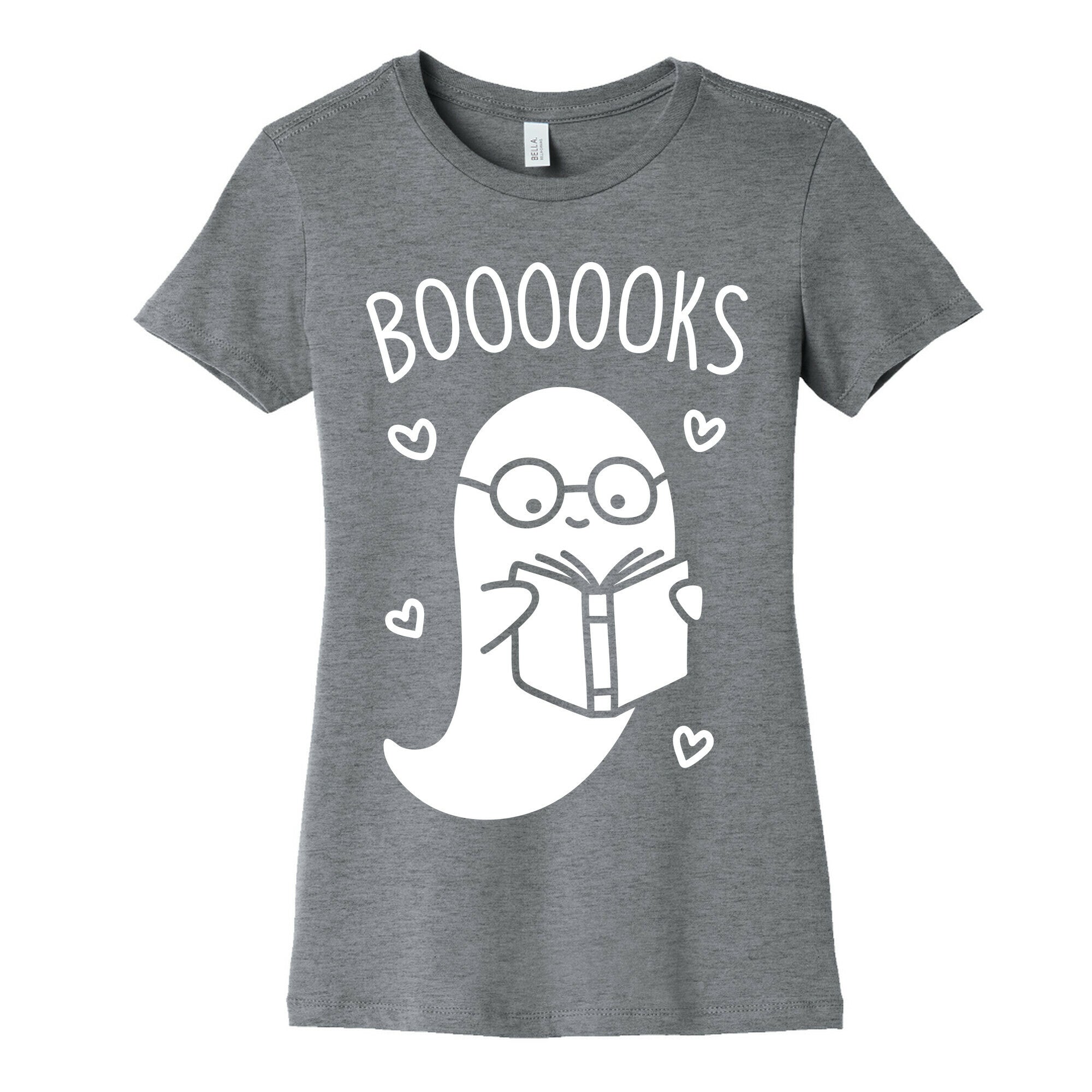Boooooks (White) Women's Cotton Tee