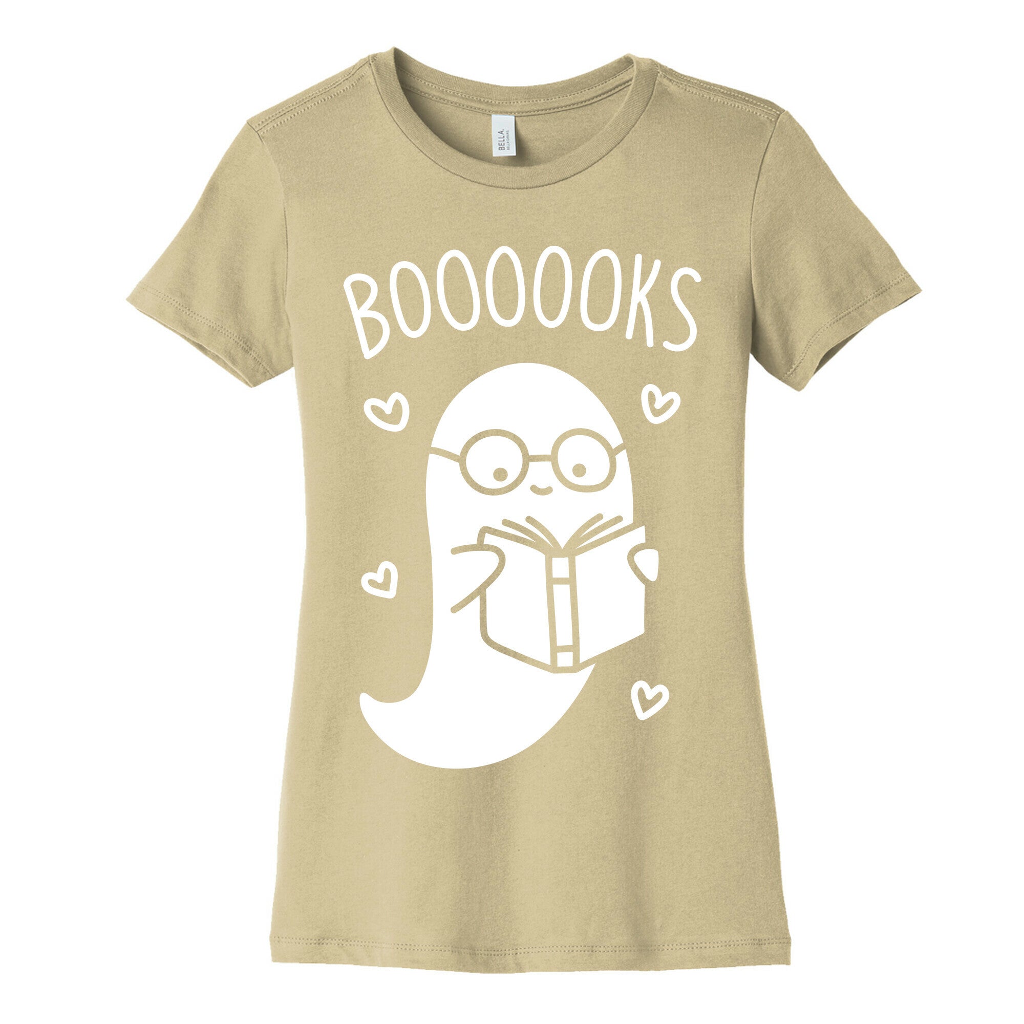 Boooooks (White) Women's Cotton Tee