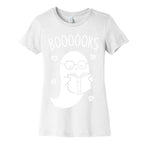 Boooooks (White) Women's Cotton Tee