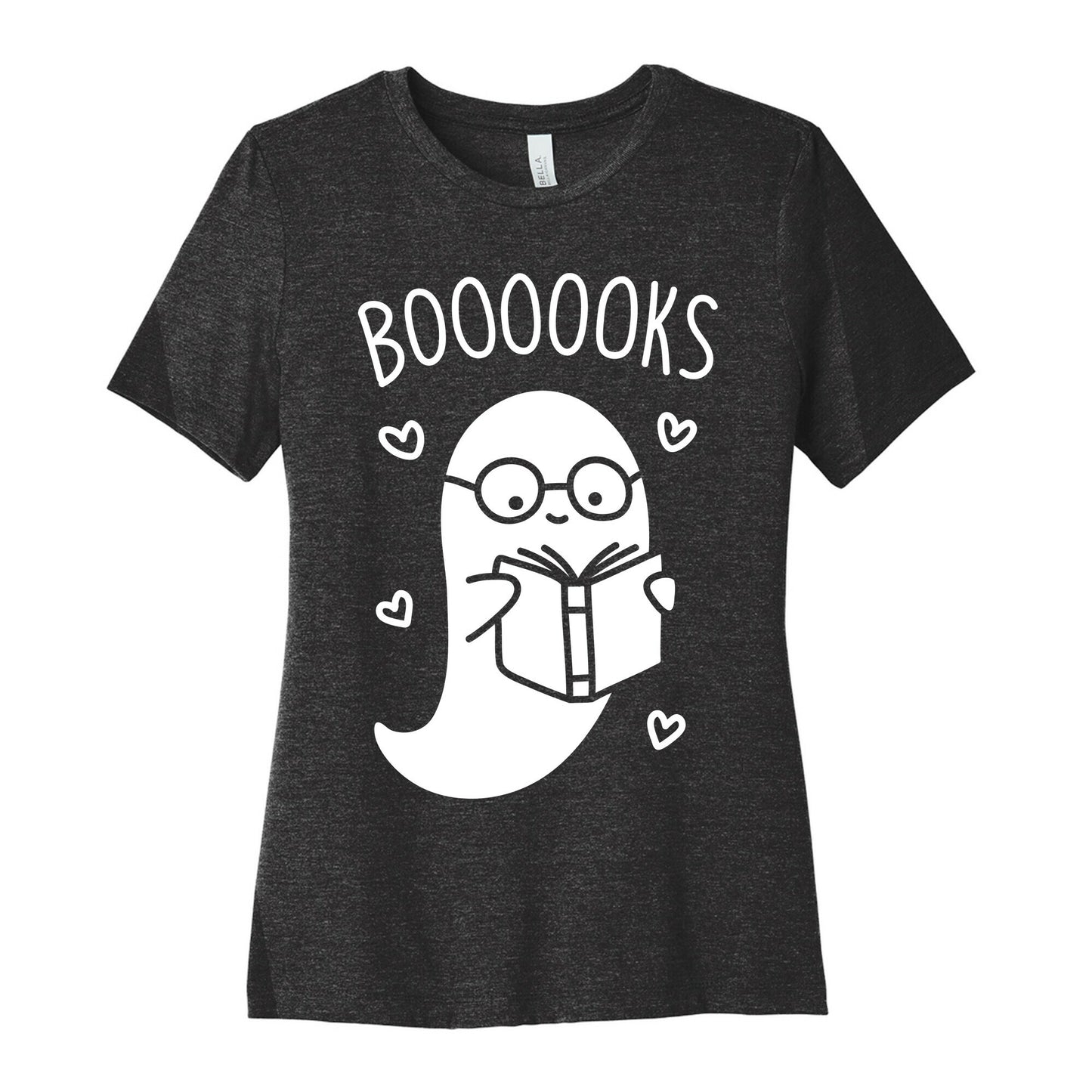 Boooooks (White) Women's Cotton Tee