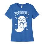 Boooooks (White) Women's Cotton Tee
