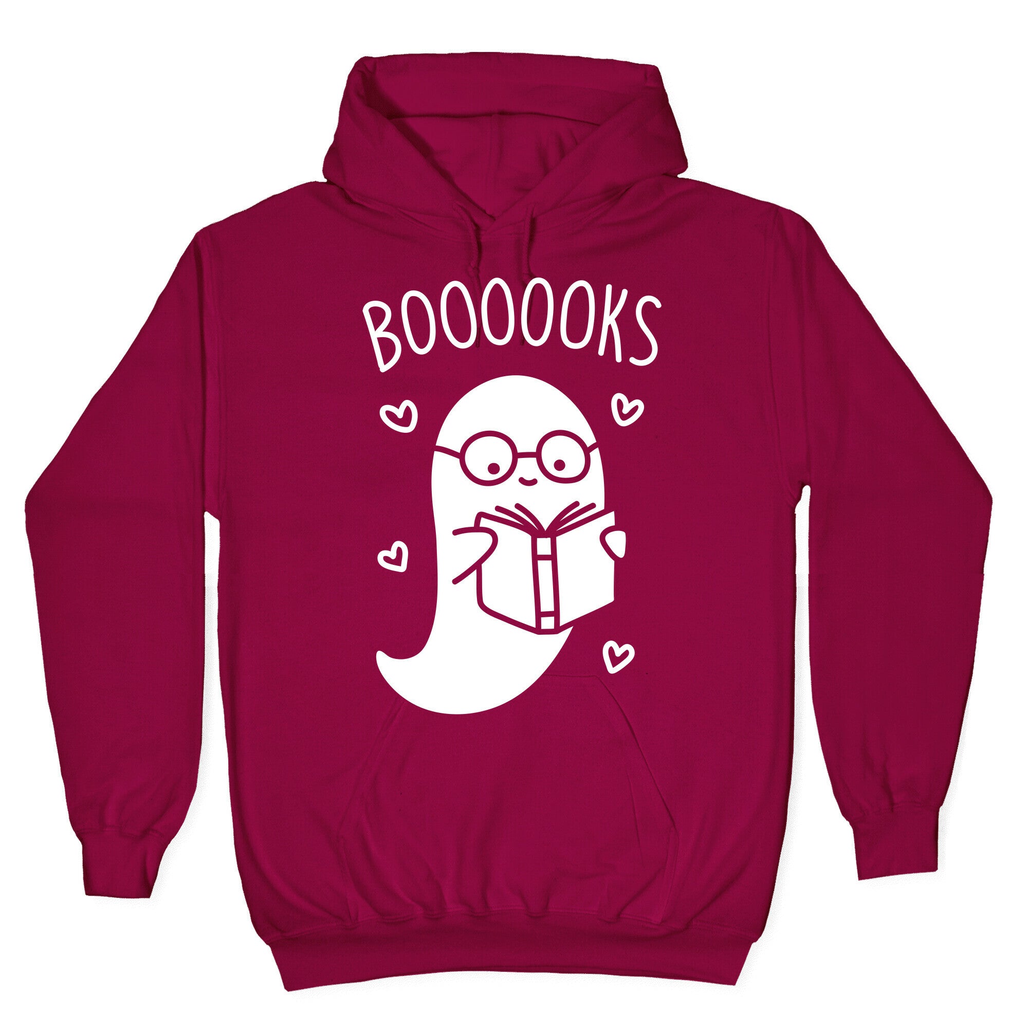 Boooooks (White) Hoodie
