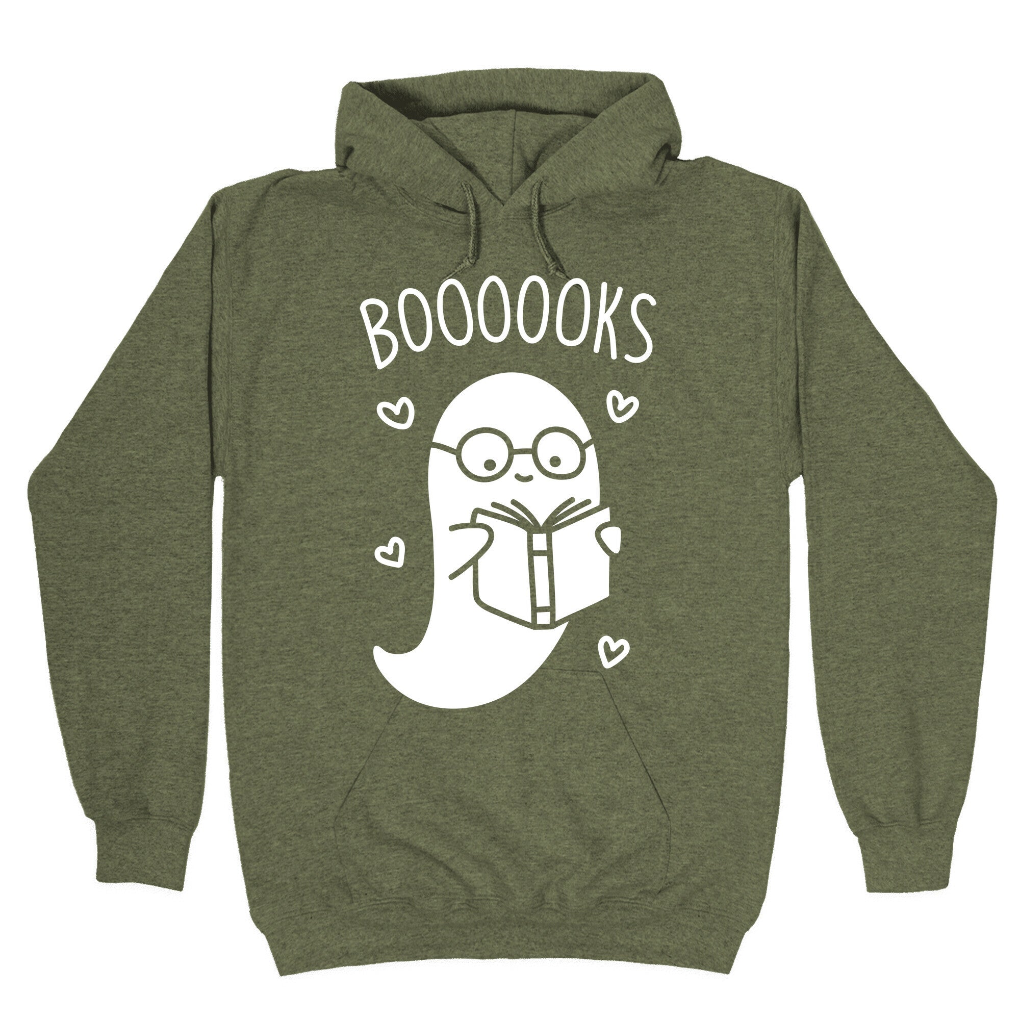 Boooooks (White) Hoodie