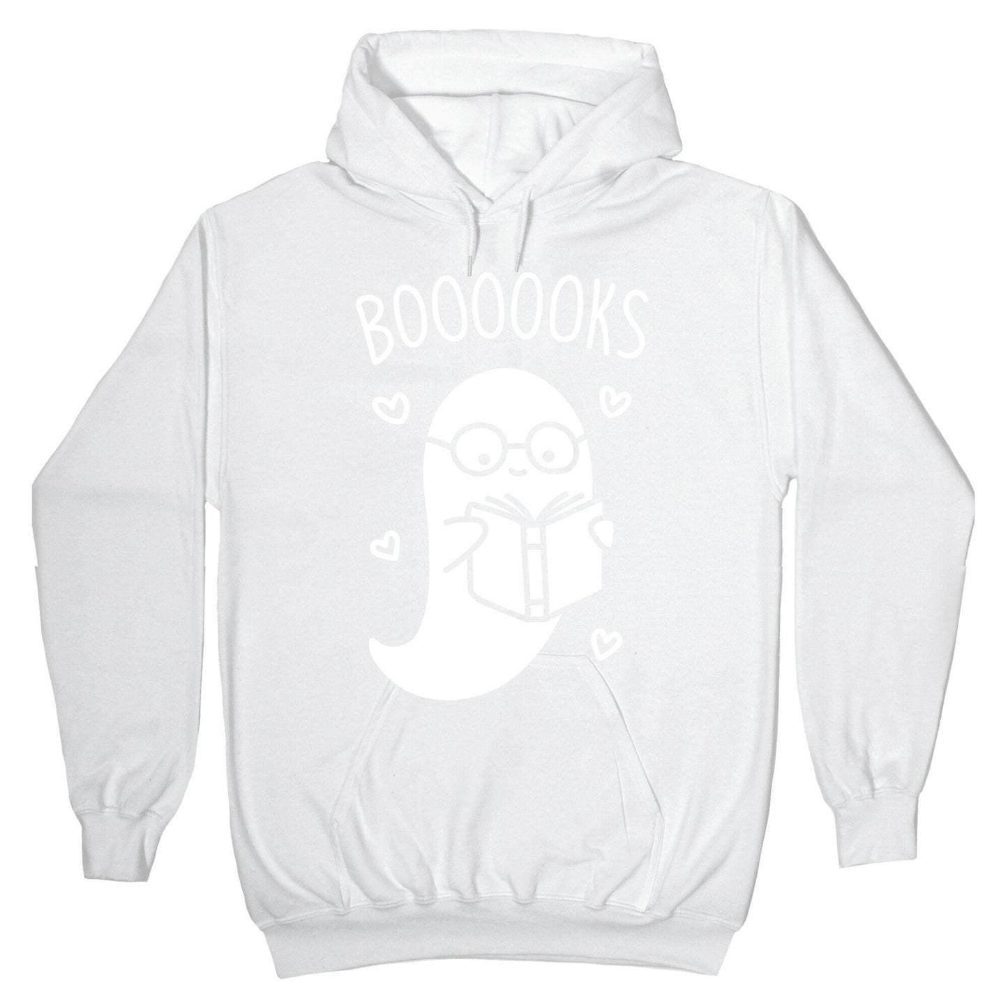 Boooooks (White) Hoodie