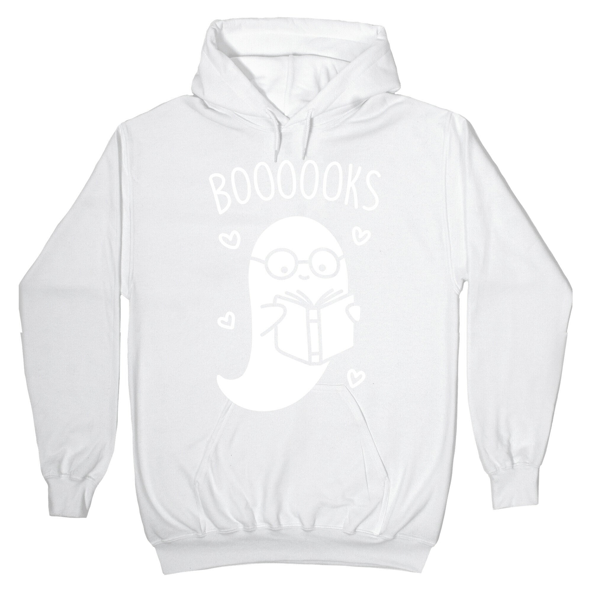 Boooooks (White) Hoodie