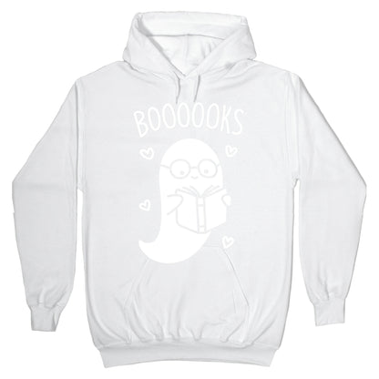 Boooooks (White) Hoodie