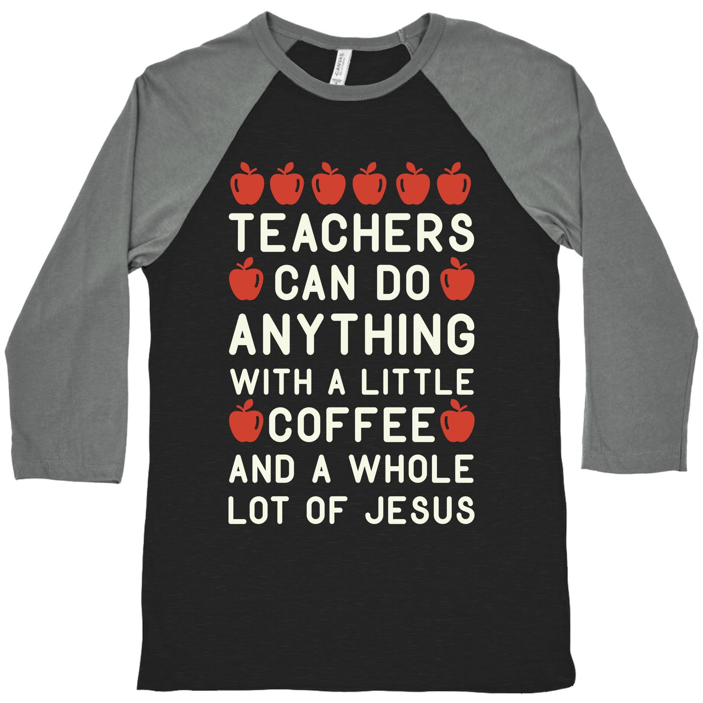 Teachers Can Do Anything Baseball Tee
