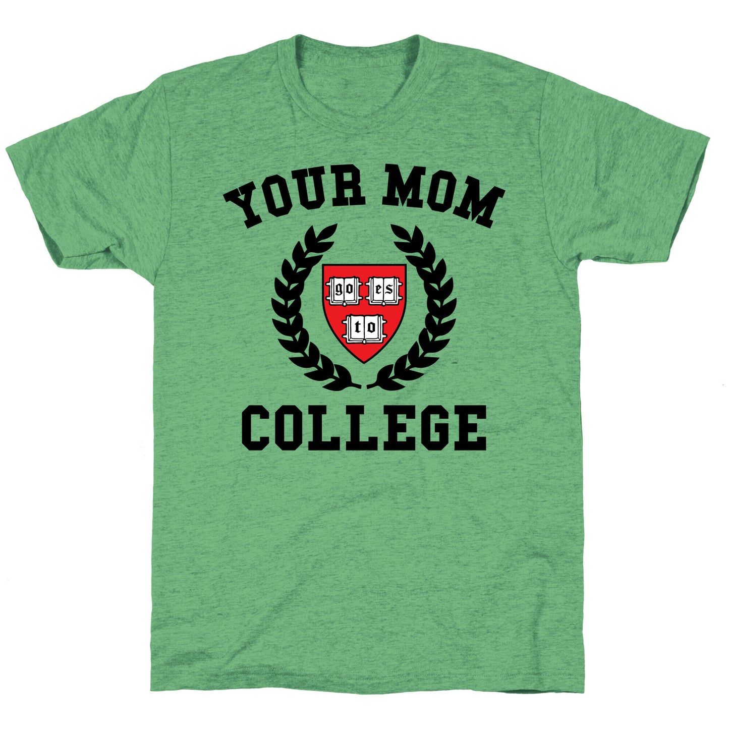 Your Mom Goes To College Unisex Triblend Tee