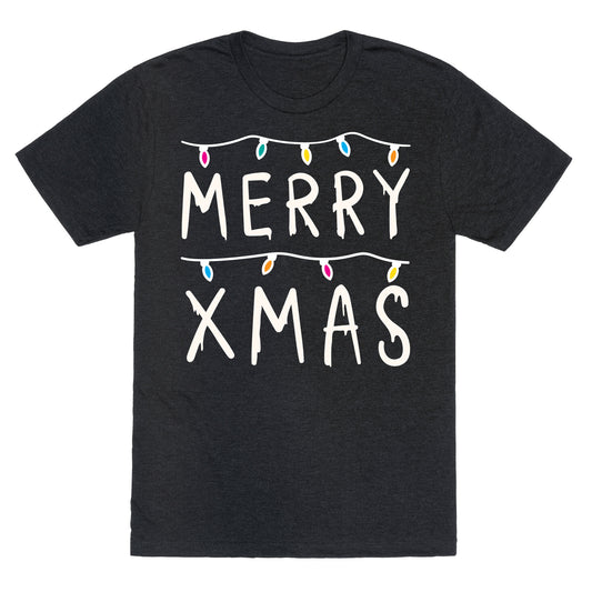 Merry Xmas Things (White) Unisex Triblend Tee