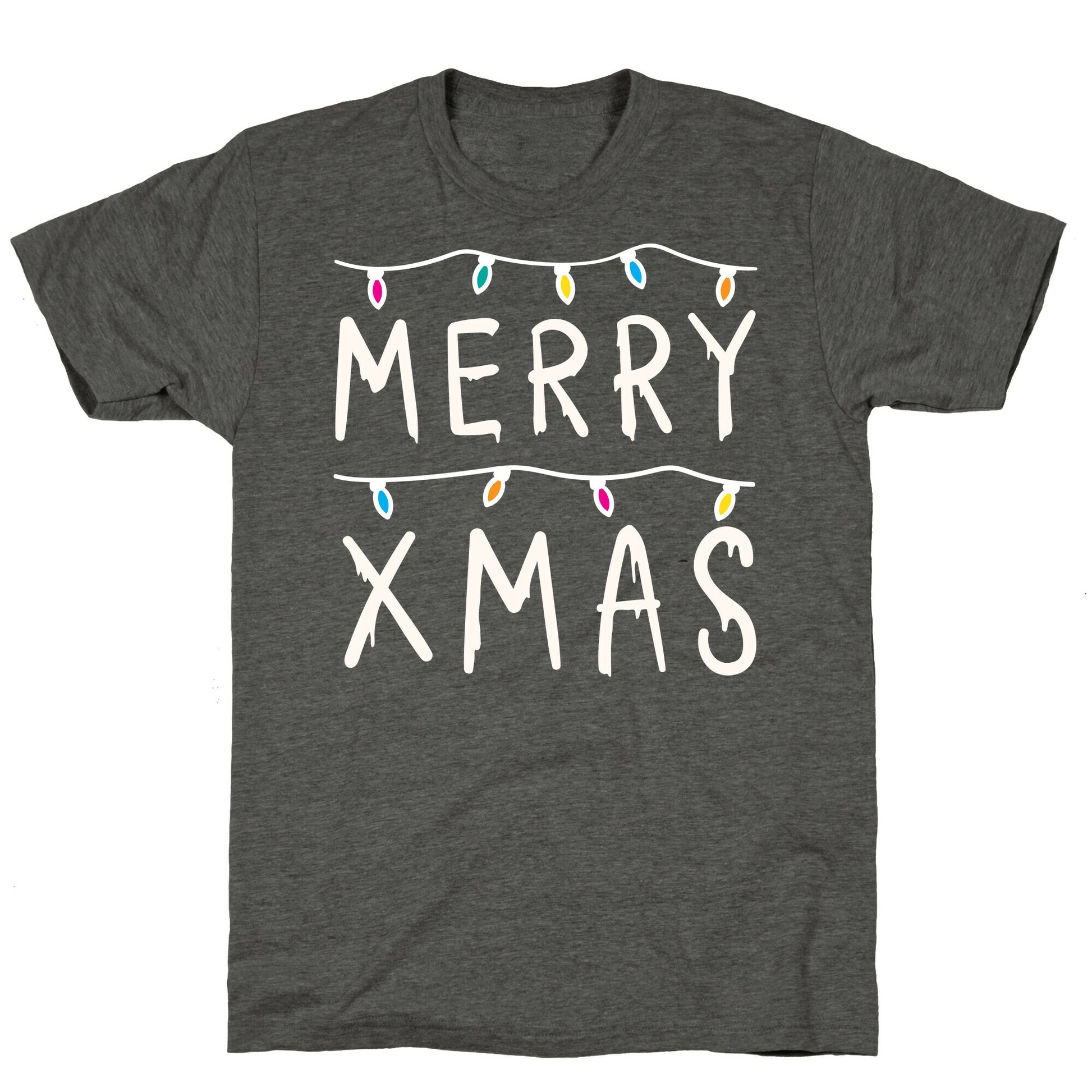 Merry Xmas Things (White) Unisex Triblend Tee