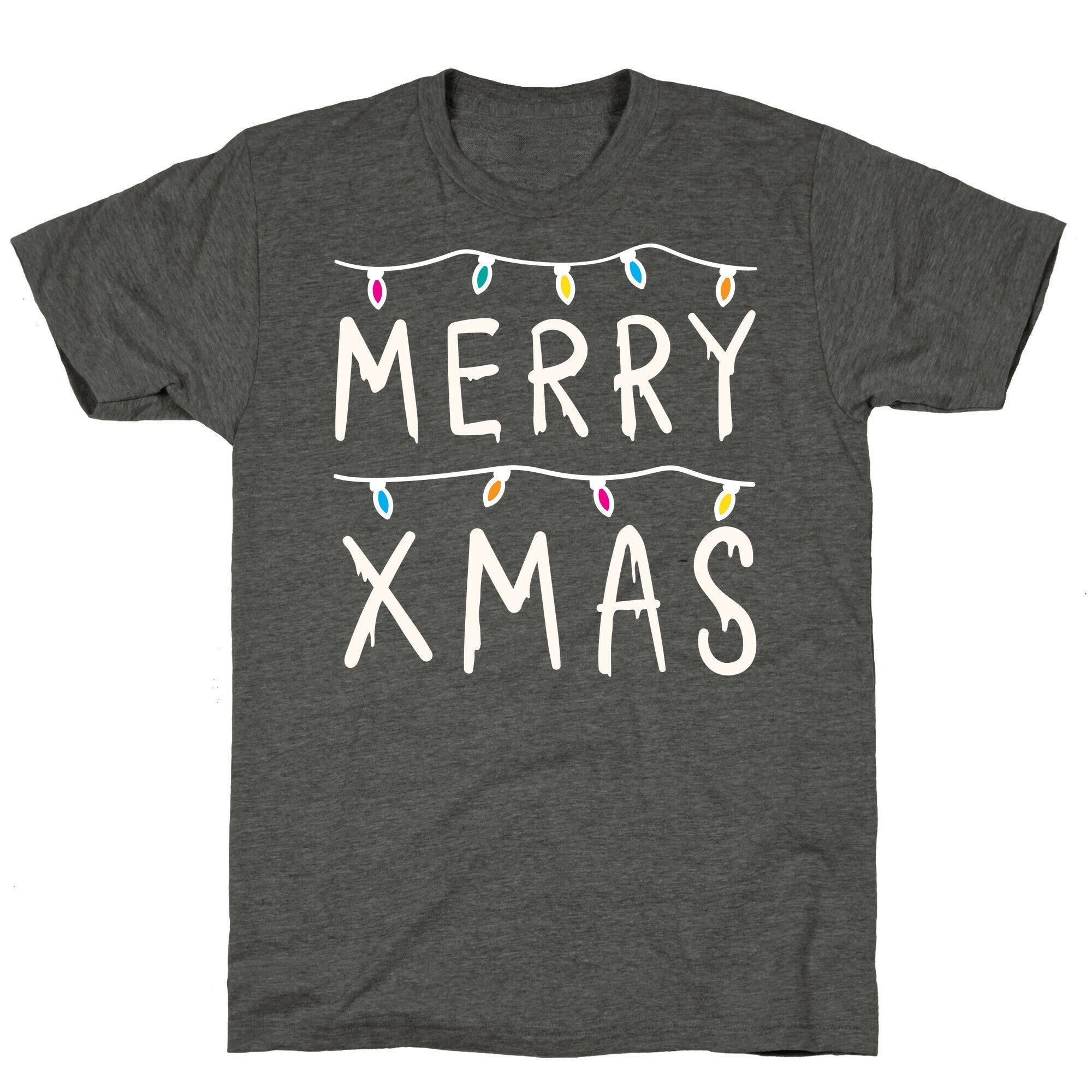 Merry Xmas Things (White) Unisex Triblend Tee