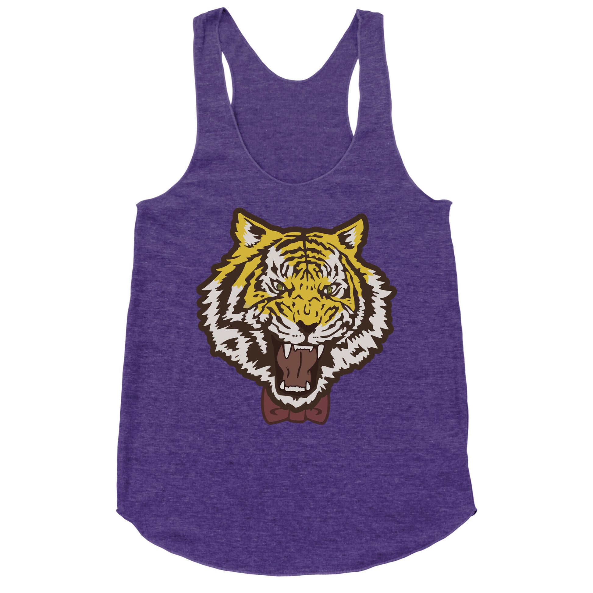 Tiger in a Bow Tie Racerback Tank