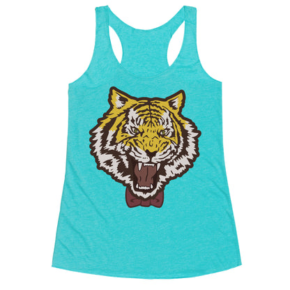 Tiger in a Bow Tie Racerback Tank