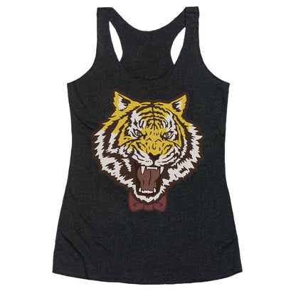 Tiger in a Bow Tie Racerback Tank