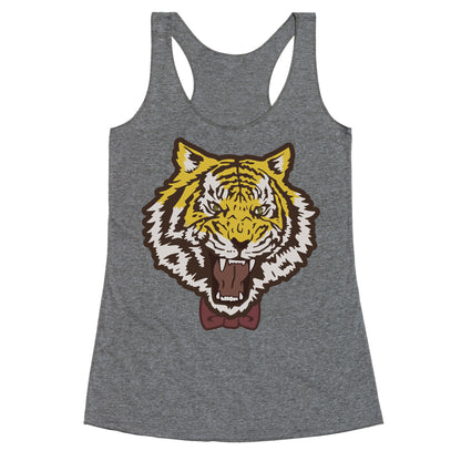 Tiger in a Bow Tie Racerback Tank